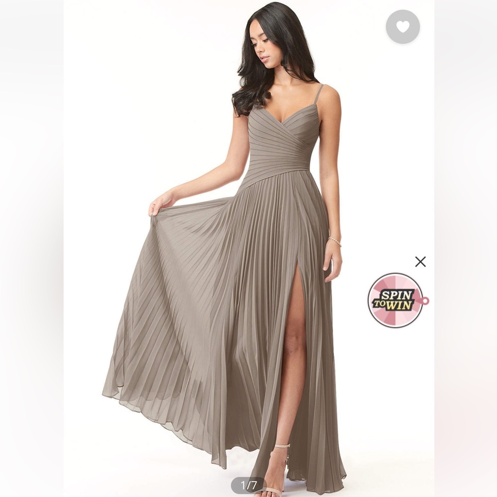 Azazie maxi taupe